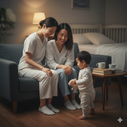 No.17:「産後すぐの不安だったあの日から1年。お子さんの『あんよ』を一緒に喜べる幸せ」